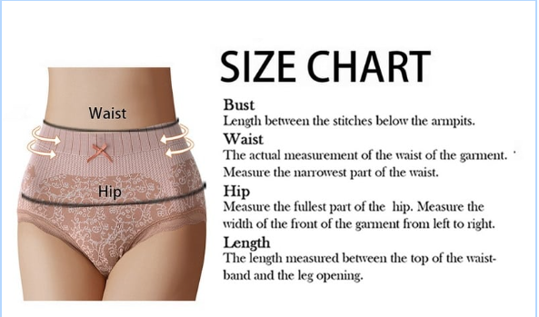 Plus Size Briefs Lace Mid Waist Women Shaping