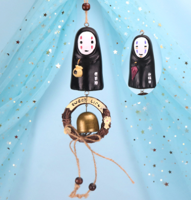 Japanese-style wind chime featuring No-Face