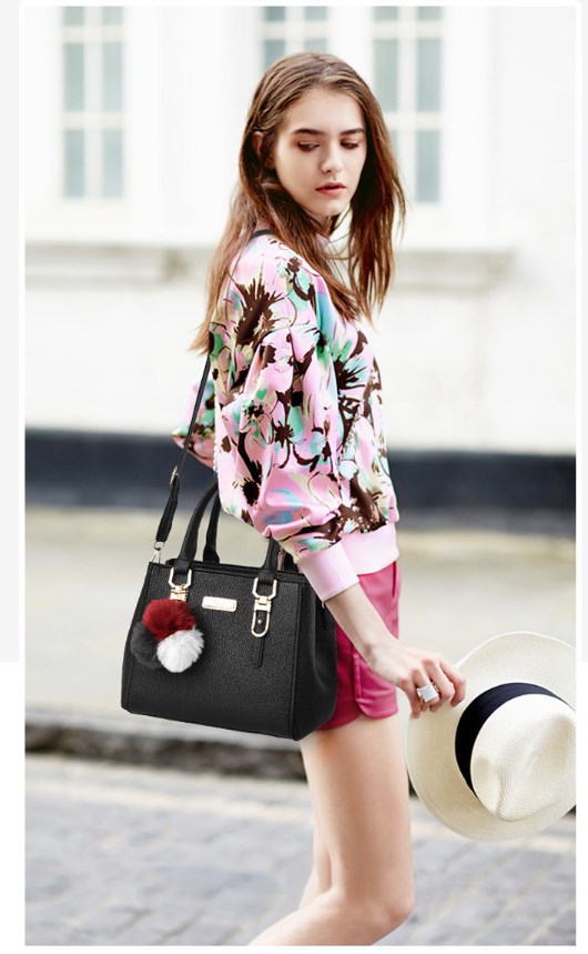 Stylish bag with outfits