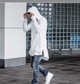 Hooded Zip-Up Sweatshirt Image 1