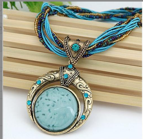 Bohemian Bead Necklace