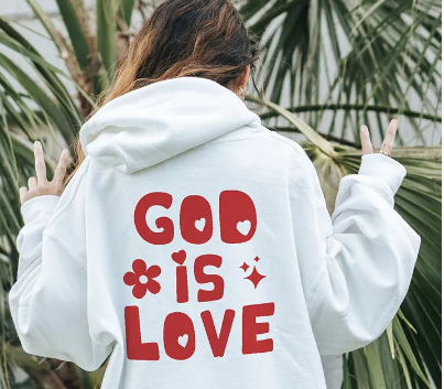 God Is Love Hoodie Image 3