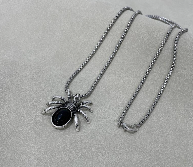 Red Diamond Spider Necklace Image 2