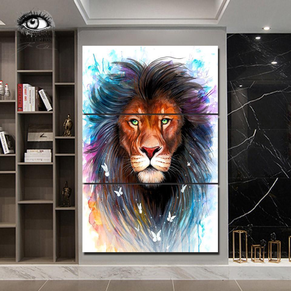 Lion Canvas Wall Art
