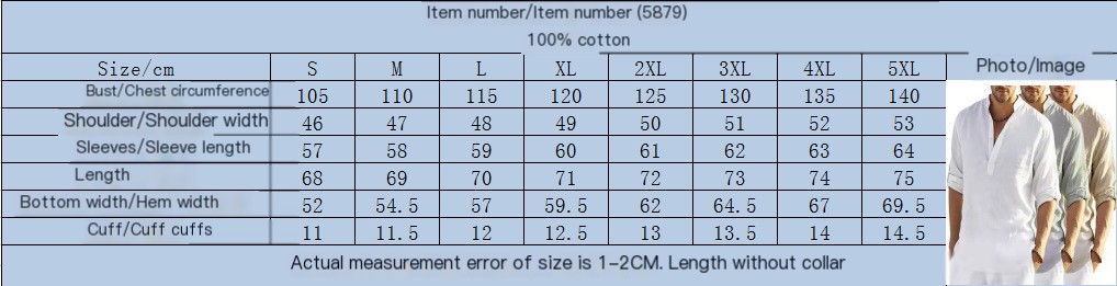 2023 Casual Cotton-Linen Long Sleeve Shirt
