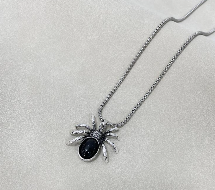 Red Diamond Spider Necklace Image 1