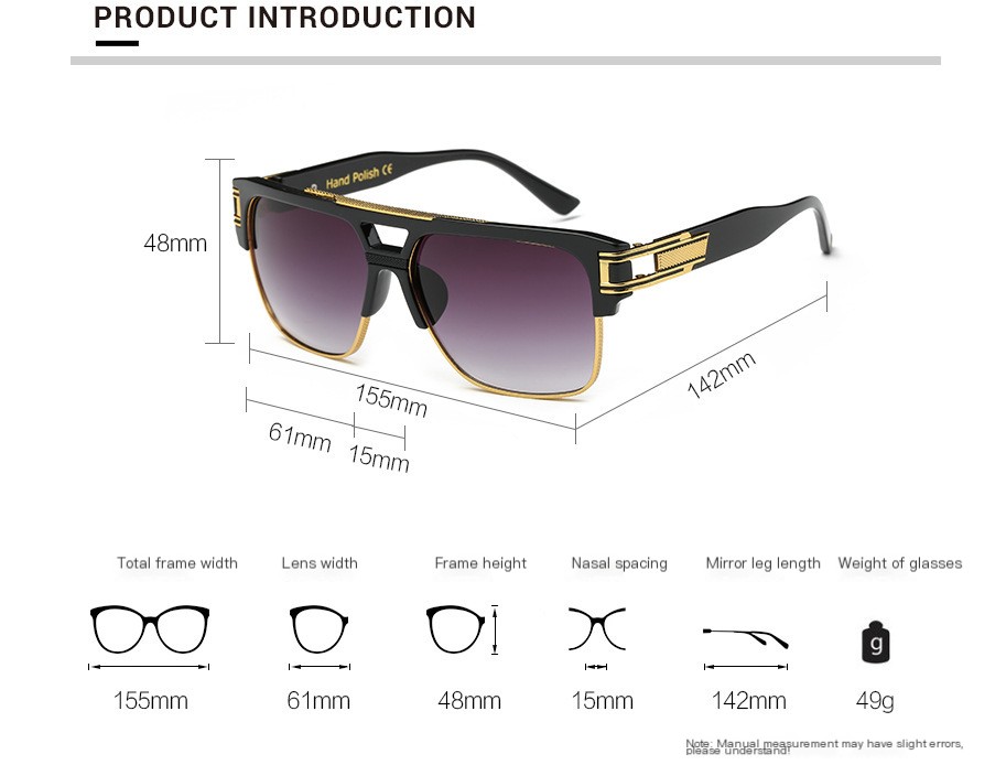 Retro Colorful Reflective Sunglasses