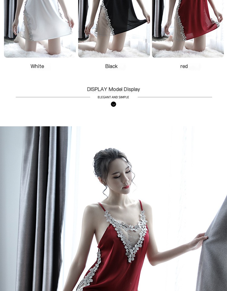 Champagne Satin Sleep Dress