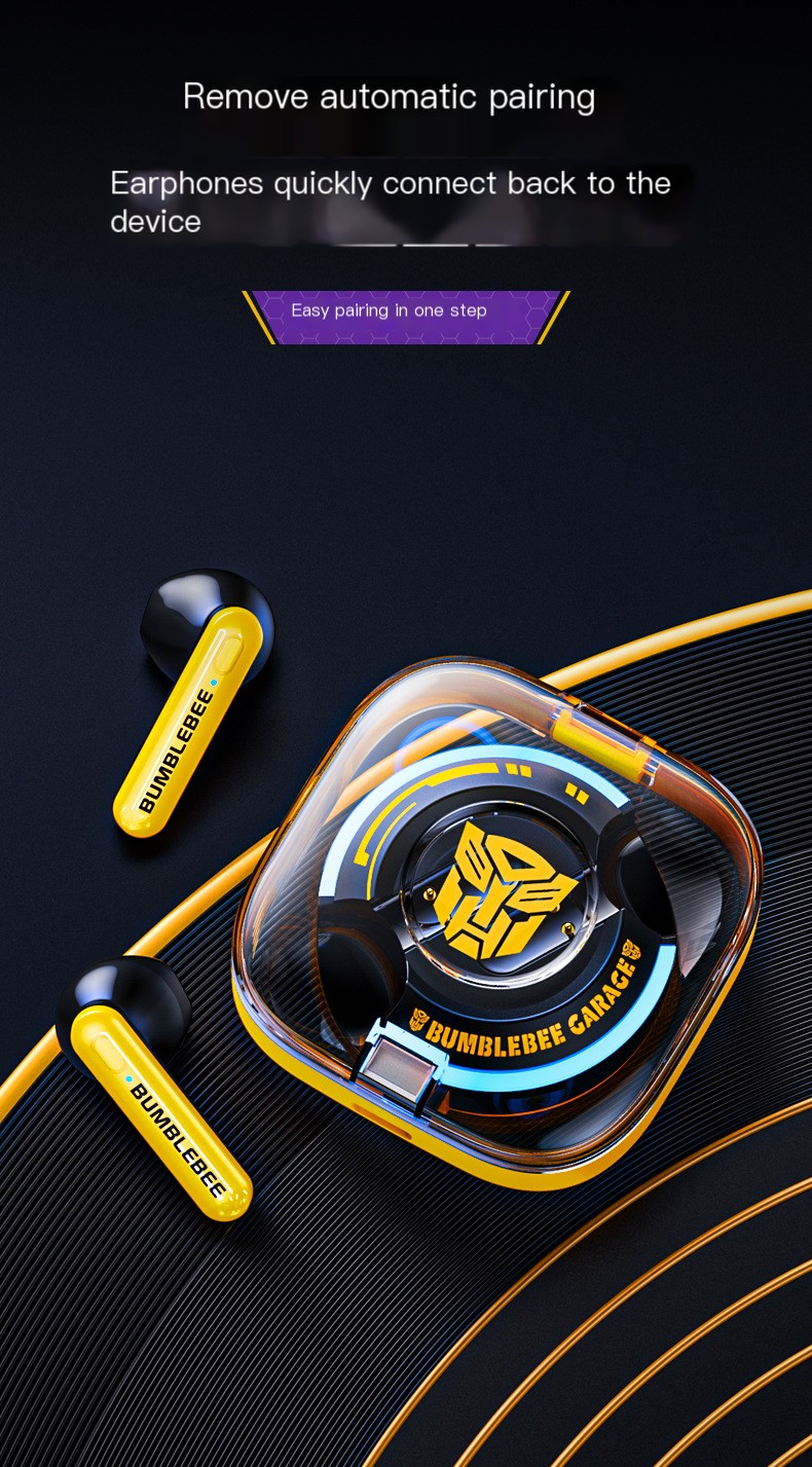 Transformer TFT03 Bluetooth Headset in use