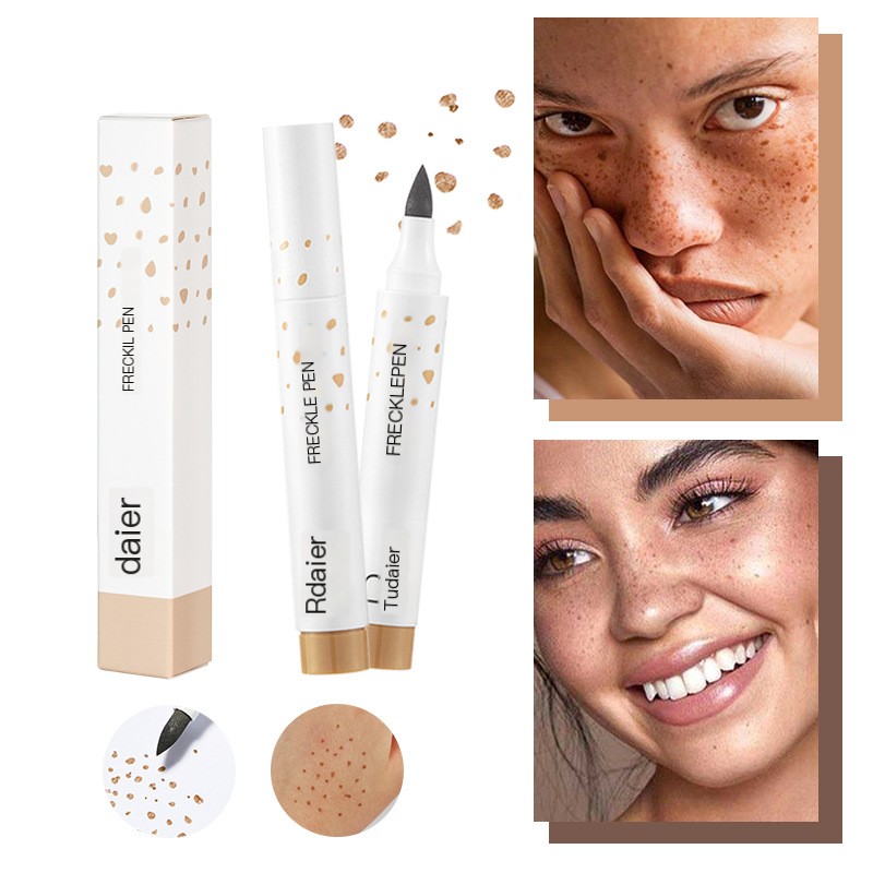 Natural Lifelike Freckle Pen Soft Brown Freckle Pen Makeup Waterproof