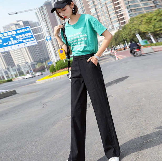 Casual Straight Leg Trousers