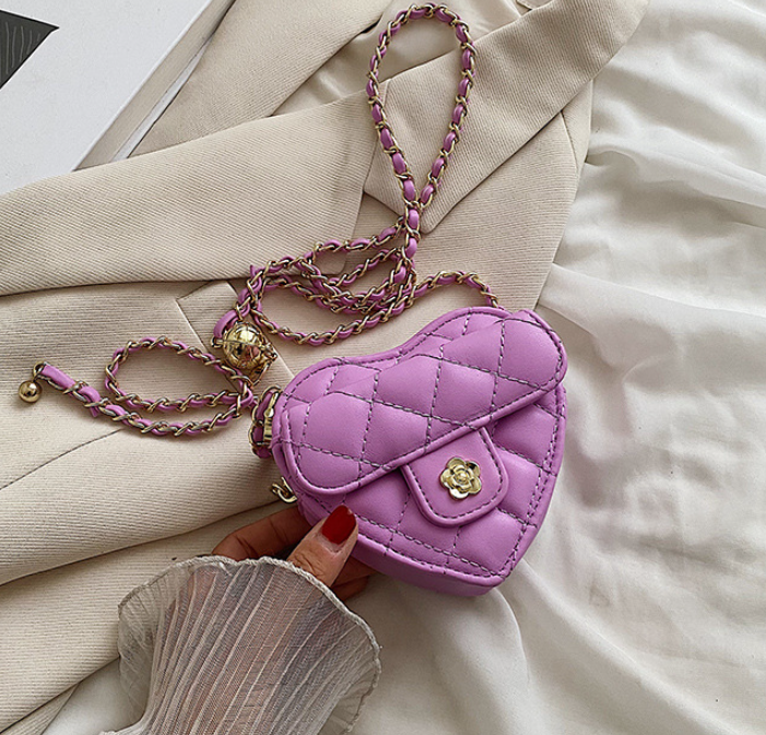 Women's Fashion Peach Heart Shoulder Bag - Example 2