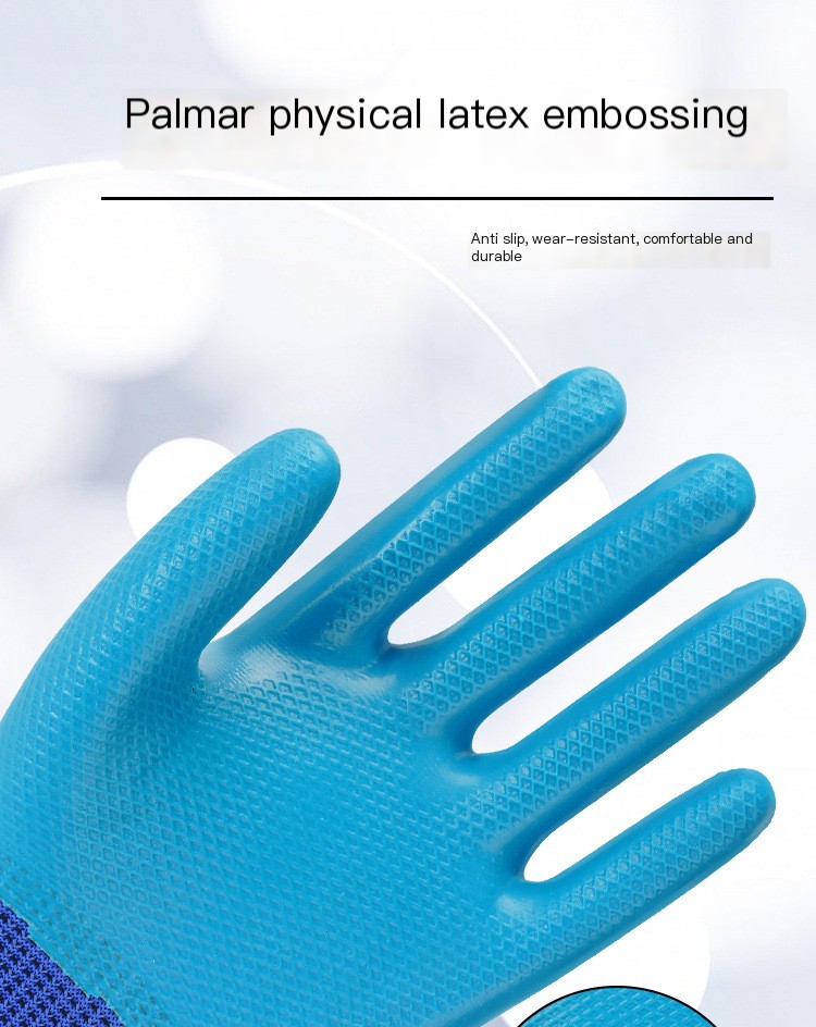 Close-up of Nylon Labor Gloves