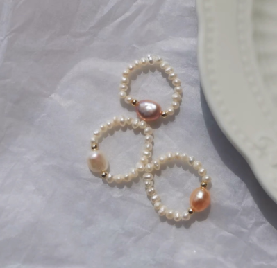 White Pearl Ring