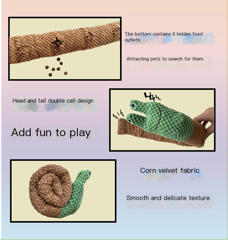 Plush Snail Toy 2