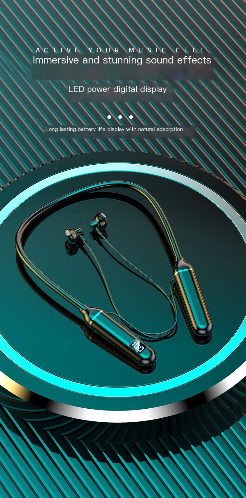 Neckband Bluetooth Earphones