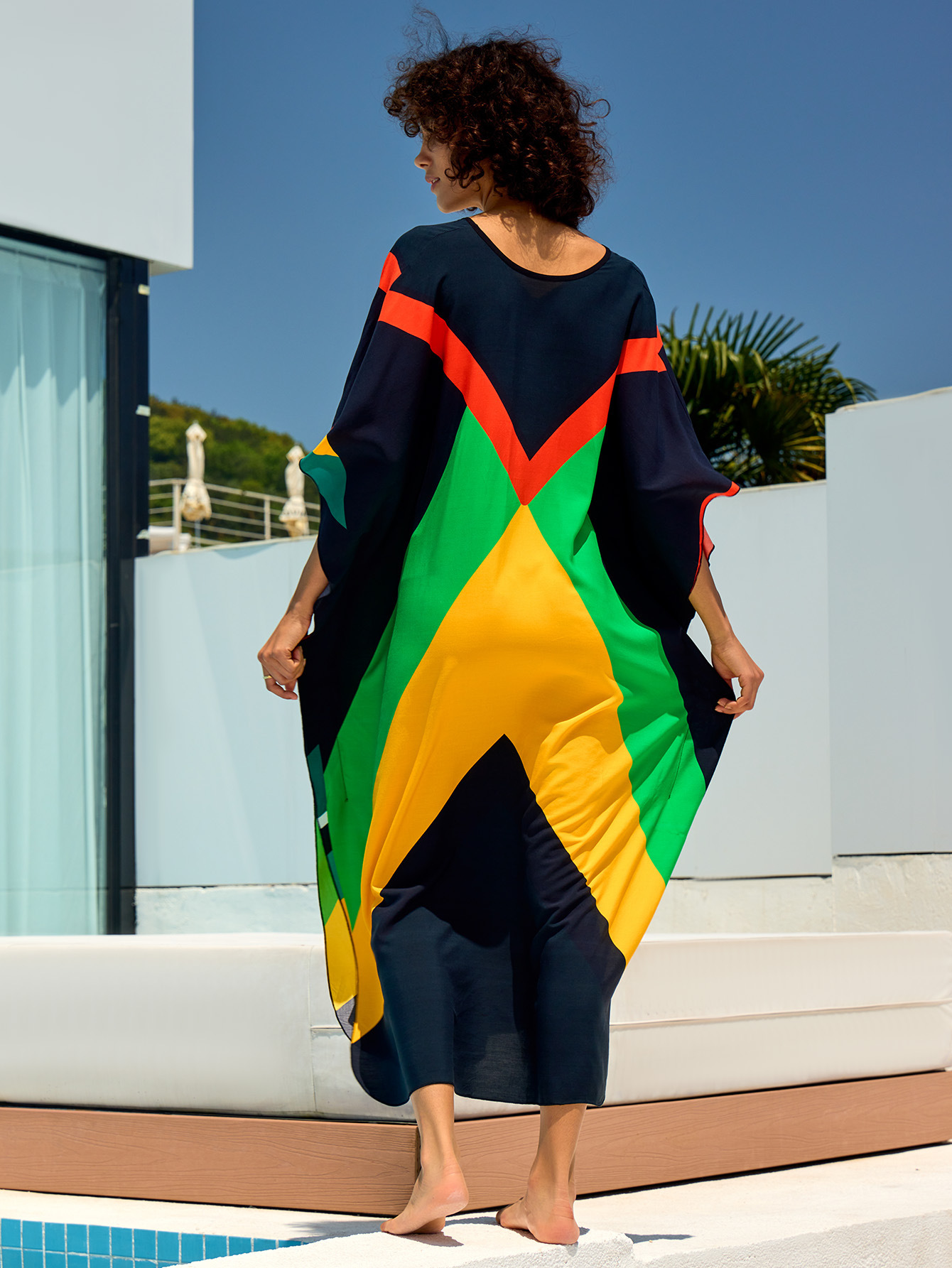 Color-Blocked Dress Image 2