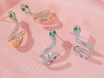Snake Shaped Earrings