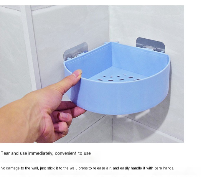 Triangular Traceless Shelf Installation