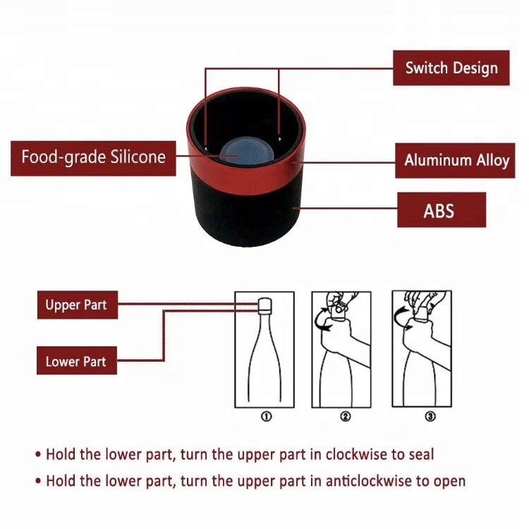 Minimalist Red Wine Stopper