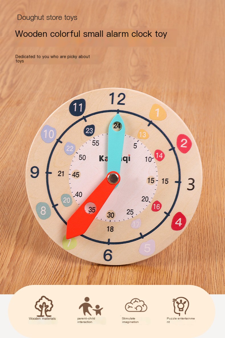 Colorful small clock image 1