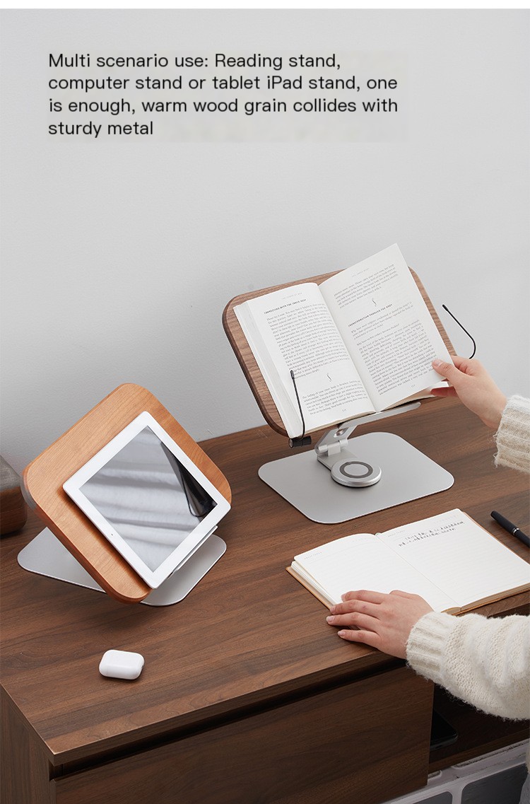 Perfekt für Tablets und Bücher