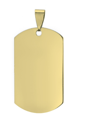Military Style Necklace - Black