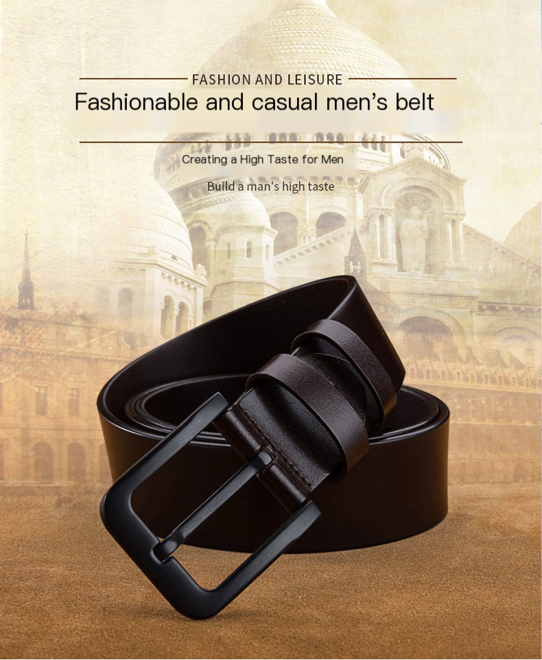 Genuine Leather Men's Belt
