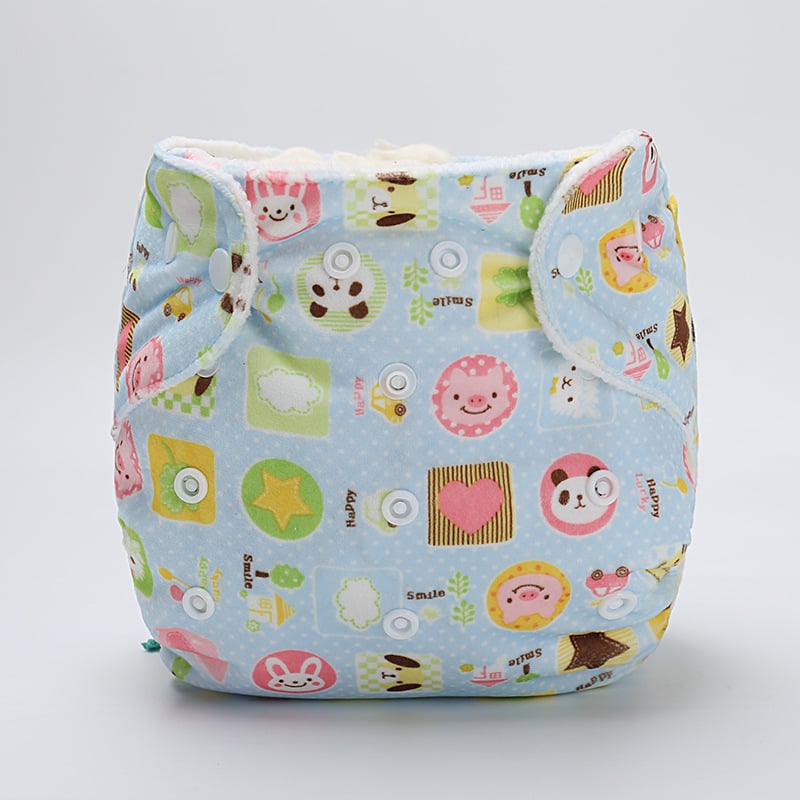 Baby cloth diaper pants cartoon diaper pants image