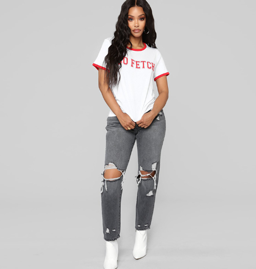 破洞小脚裤 Image 4