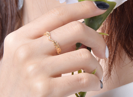Olive Leaf Ring 1