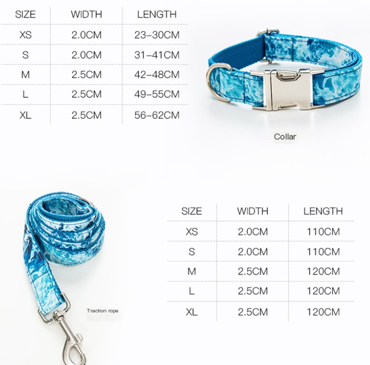 Dog Collar Traction Rope Set Image 1