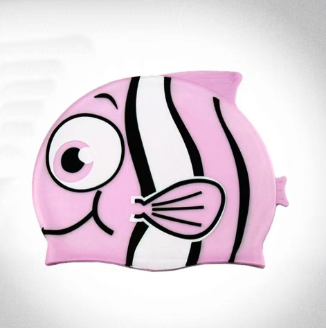 Silicone Children's Swimming Cap Image 3