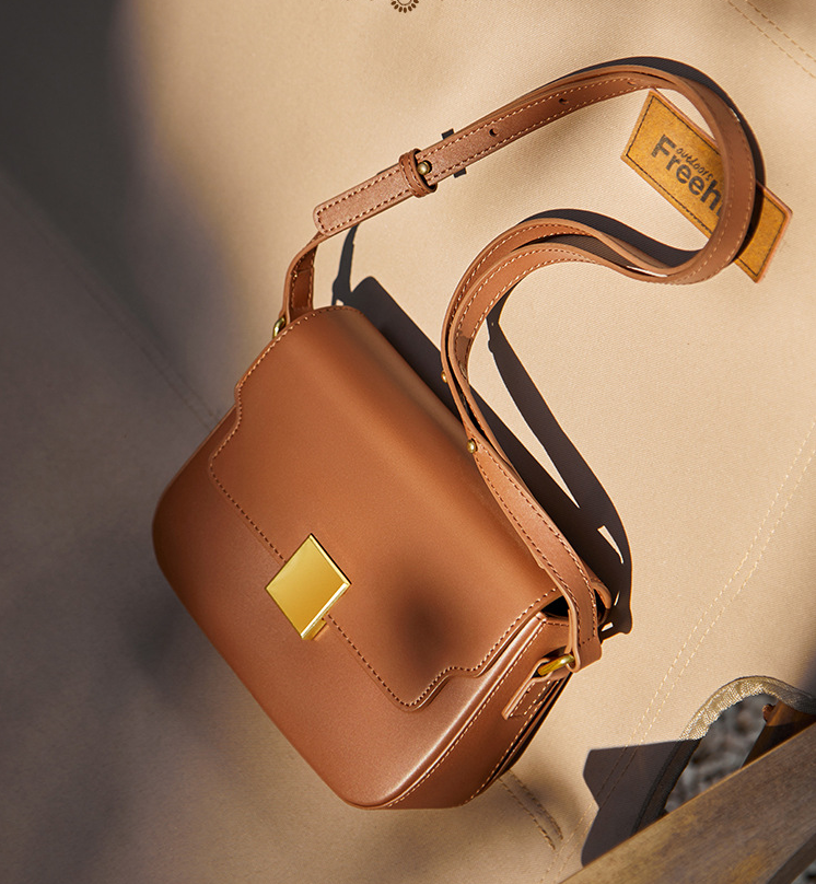 Leather Crossbody Bag Back