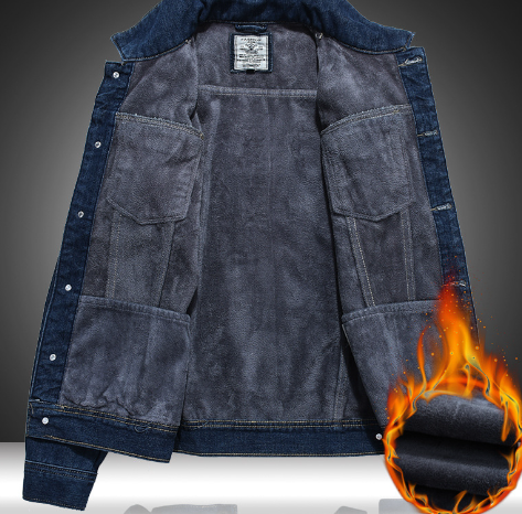 Men's Slim Fit Denim Jacket Image 3