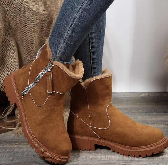 Thick Plush Snow Boots