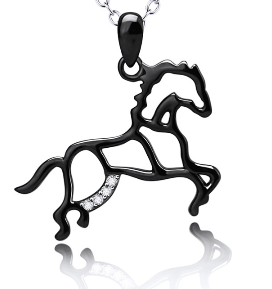 Ladies Necklace with Horse Pendant