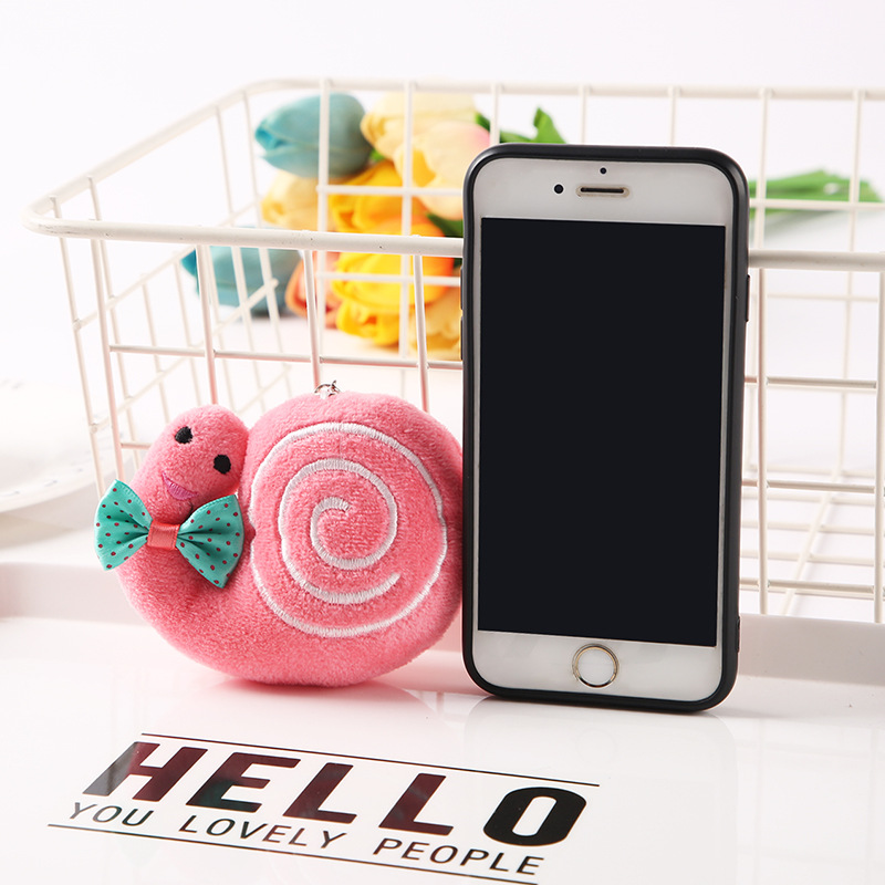 Cute Snail Plush Pendant