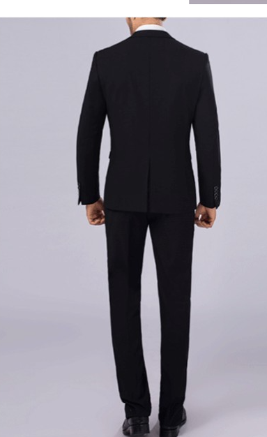 Men's Business Suit Set Image 4