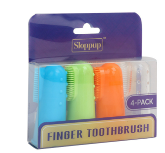 Natural Silicone Finger Toothbrush Image 2