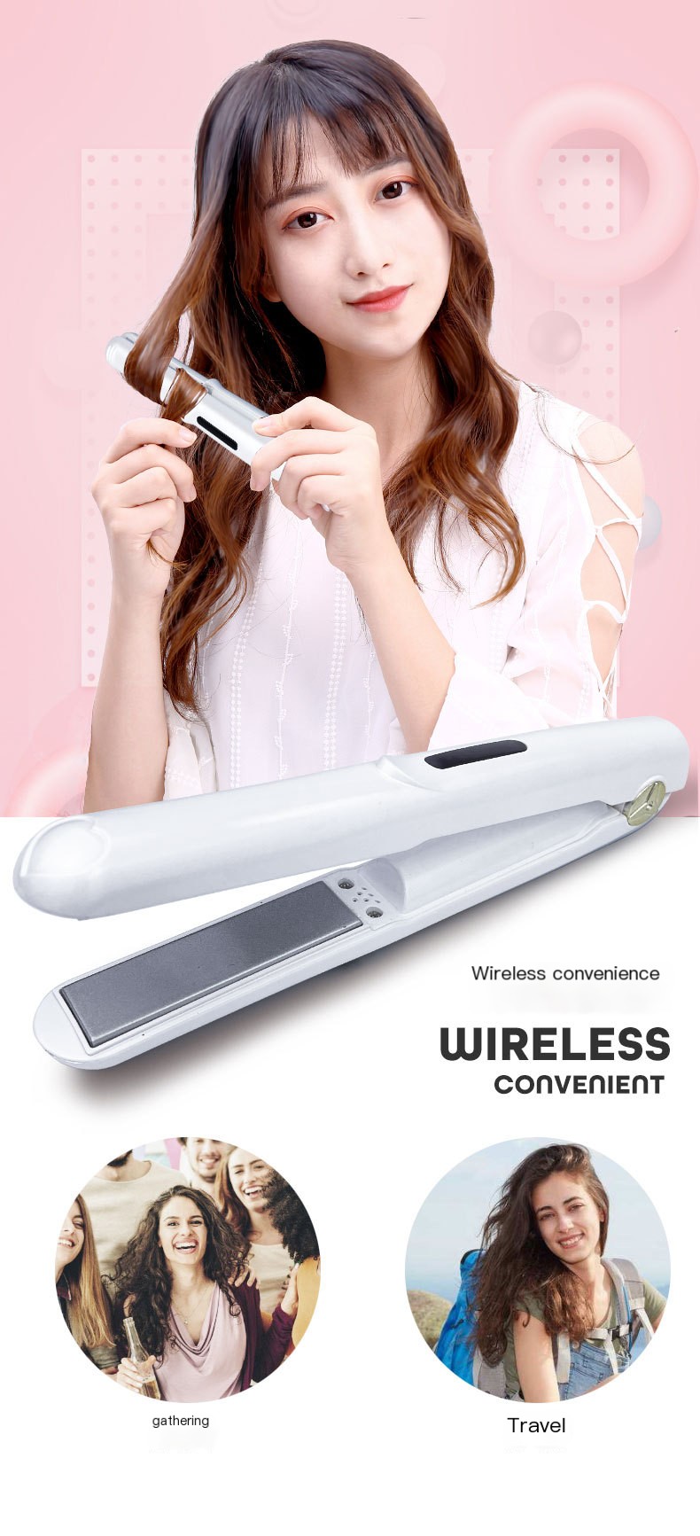 Hair Straightener White