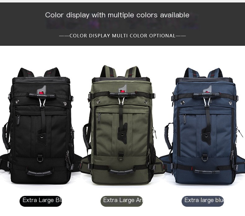 Oxford Fabric Hiking Backpack - Front View