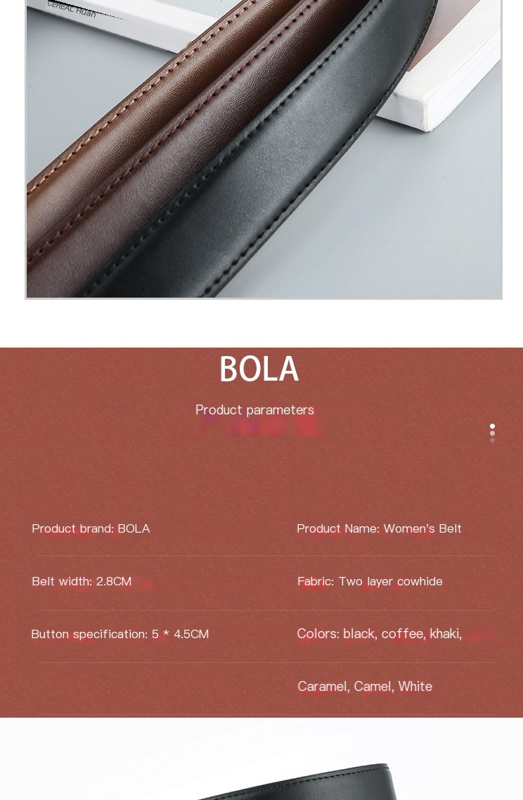 Stylish Belt with Alloy Buckle