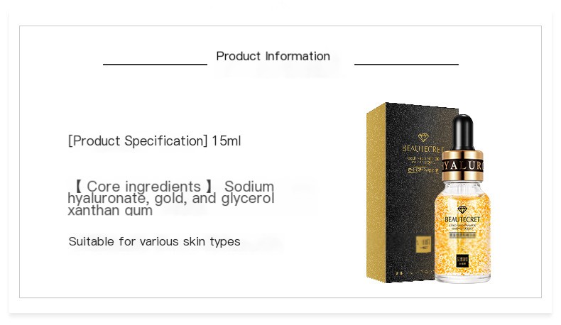Sinana Gold Essence Hydrating Moisturizing Improving Fine Line Brightening Niacinamide Essence Female Factory Wholesale