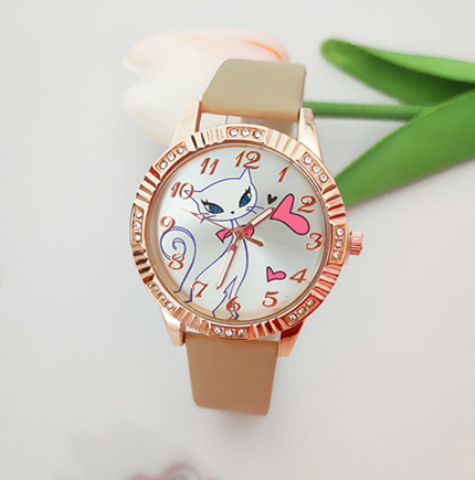 Cat Quartz Watch
