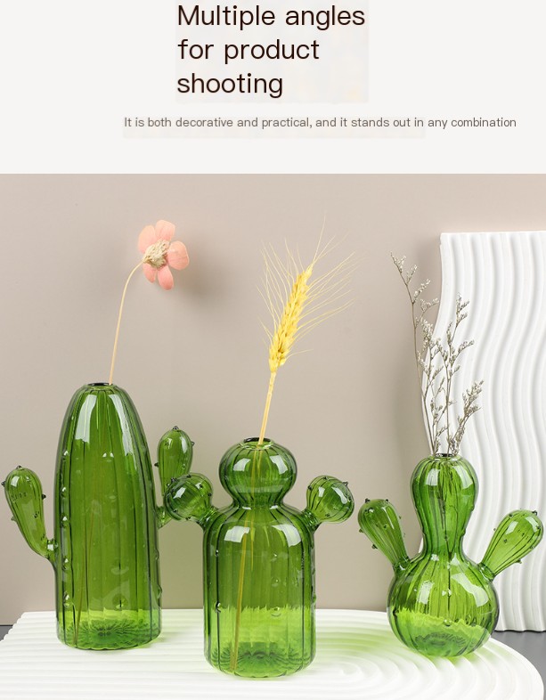 Cactus Glass Vase 1