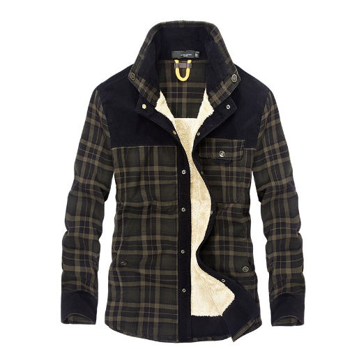 Plaid Shirt Jacket Image 6