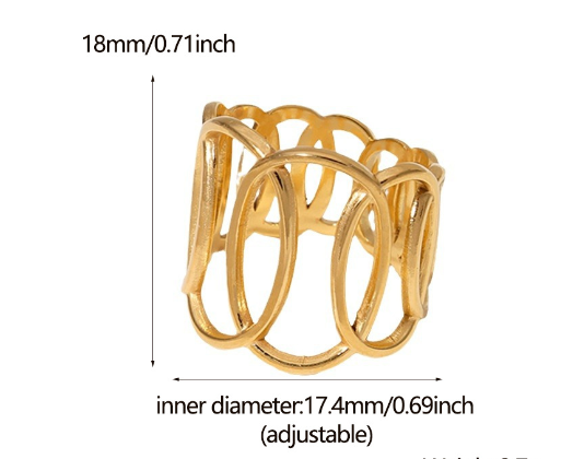 Stylish Gold Plated Ring