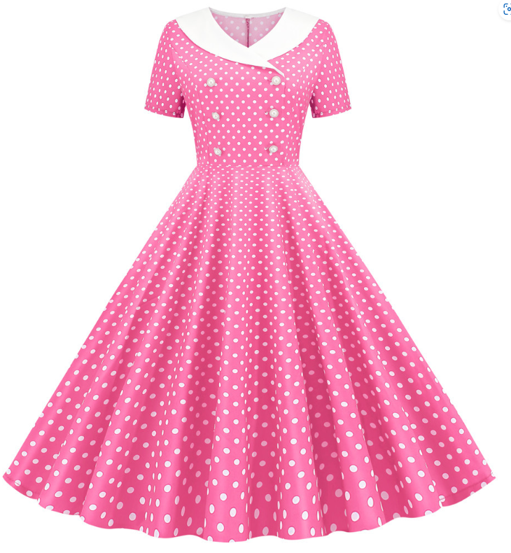 Polka Dot Dress Image 2