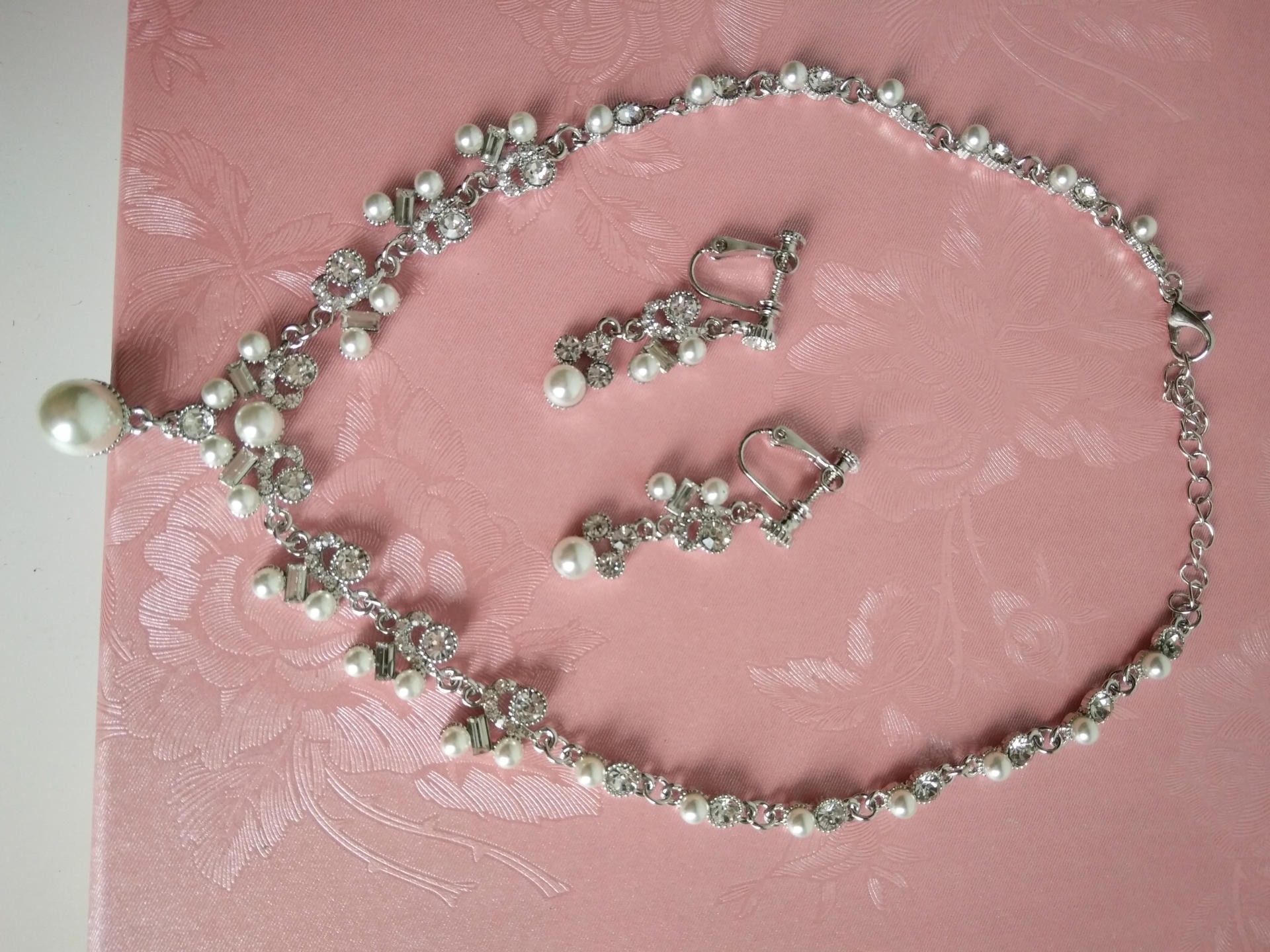 Bridal Necklace and Earrings Set 3